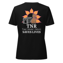 Load image into Gallery viewer, TNR Saves Lives | Women’s Relaxed V-Neck T-Shirt