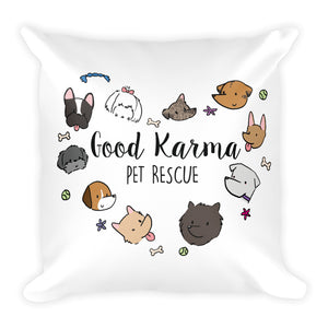 Double-Sided Pillow ~ Dogs & Cats