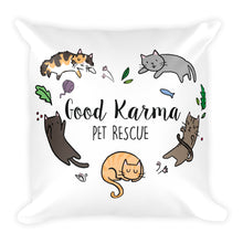 Load image into Gallery viewer, Double-Sided Pillow ~ Dogs &amp; Cats